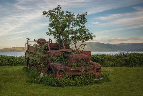 'Old Fire Truck' - Skidegate, BC